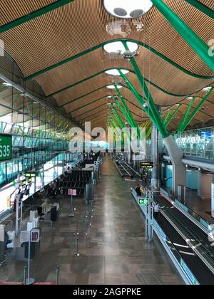 Barajas International Airport, Terminal T4, Madrid Spanien Stockfoto