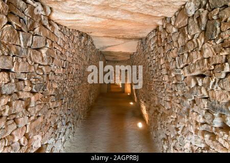 Dolmen El Romeral (1800 v. Chr.), Antequera, Provinz Malaga, Andalusien, Spanien, Europa. Stockfoto