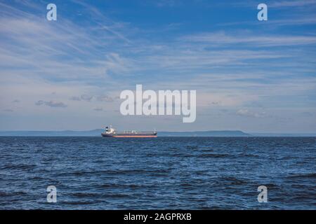 Big Oil Tanker im offenen Meer Stockfoto