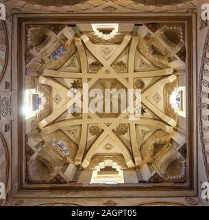 Kuppel über dem Maqsura der Großen Moschee, Cordoba, Andalusien, Spanien, Europa. Stockfoto