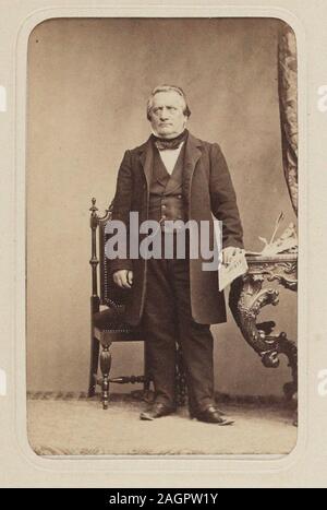 Portrait des Komponisten Franz Lachner (1803-1890). Museum: private Sammlung. Autor: anonym. Stockfoto