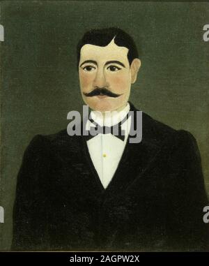 Portrait von Frumence Biche in zivile Textilien. Museum: Musée International d'Art Naïf Anatole Jakovsky, nett. Autor: Henri Julien Félix Rousseau. Stockfoto