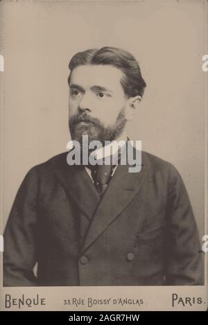 Portrait des Komponisten Fernand Le Borne (1862-1919). Museum: private Sammlung. Thema: Paris Photo Studio Peyrissas. Stockfoto