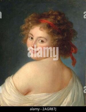 Porträt der Gräfin Jekaterina Skavronskaya, geb. von Engelhardt (1761-1829). Museum: private Sammlung. Autor: Louise Élisabeth Vigée Le Brun. Stockfoto