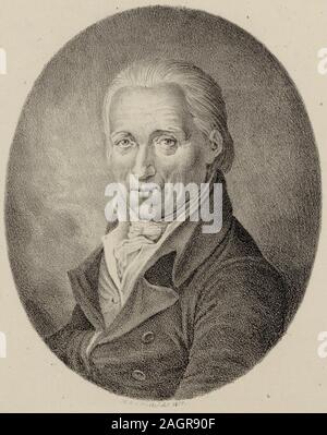 Portrait des Komponisten Johann Baptist Wanhal (1739-1813). Museum: private Sammlung. Autor: Heinrich Eduard von Winter. Stockfoto