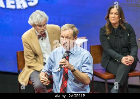 Tom Steyer an der Teamsters Präsidentenforum in Cedar Rapids, Iowa. Stockfoto