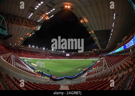 20. Dezember 2019, Riverside Stadium, Middlesbrough, England; Sky Bet Meisterschaft, Middlesbrough v Stoke City: Eine allgemeine Ansicht der Riverside Stadium vor Start der Credit: Mark Cosgrove/News Bilder Stockfoto