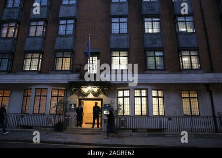 Eine Außenansicht des King Edward VII Krankenhaus in Central London. Nach Medienberichten, Prinz Philip, Herzog von Edinburgh im Alter von 98, hat an der King Edward VII Krankenhaus wurde auf Anraten der königliche Arzt als Vorsichtsmaßnahme im Zusammenhang mit einer vorher bestehenden Zustand zugelassen. Stockfoto