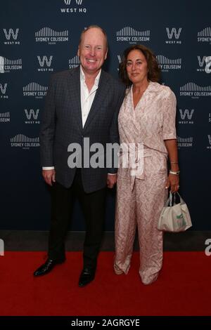 Dezember 21, 2019, Sydney, NSW, Australien: ROSS GREENWOOD und Partner nimmt an der Eröffnung der neuen Sydney Kolosseum West HQ Theater am Dezember 21, 2019 in Sydney, NSW Australien (Bild: © Christopher Khoury/australische Presseagentur über ZUMA Draht) Stockfoto