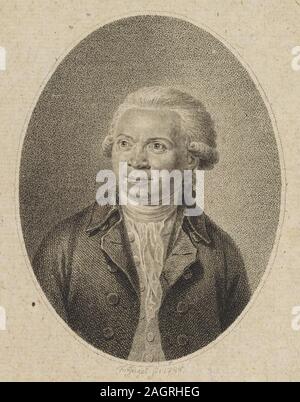 Portrait des Komponisten Johann Abraham Peter Schulz (1747-1800). Museum: private Sammlung. Autor: Johann Friedrich Jügel. Stockfoto