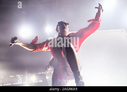 Charli XCX live bei Fabrique in Mailand, Italien: Mailand, Italien Wann: 18 Aug 2019 Quelle: Massimo Barbaglia Stockfoto