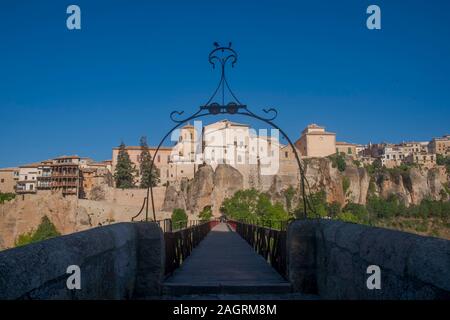 Schöne mittelalterliche Städte in Spanien, Cuenca Stockfoto