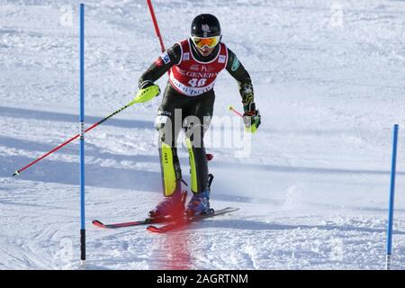 Val d'Isére, Frankreich, 15. Dezember 2019 Lukas Winter USA Ski slalom der Männer Audi FIS Alpine Ski World Cup 2019/20 Stockfoto