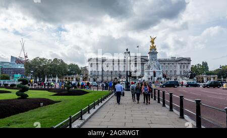 Der Buckingham Palace in London, England Stockfoto