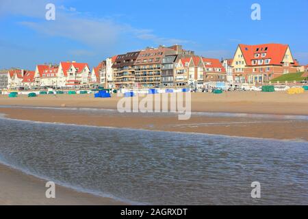 De Haan. Nordsee, Belgien, Europa. Stockfoto