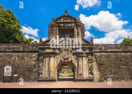 Haupttor des Fort Santiago in Manila, Philippinen Stockfoto