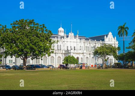 Fassade des Rathauses in Georgetown, Penang, Malaysia Stockfoto