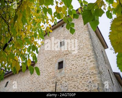 Conjunto Monumental de Ayala, Quejana, Alava, Pais Vasco, Spanien. Stockfoto