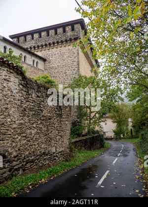 Conjunto Monumental de Ayala, Quejana, Alava, Pais Vasco, Spanien. Stockfoto