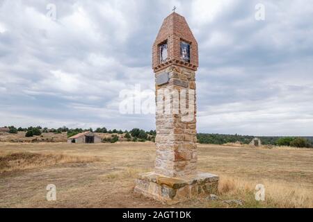 Iruecha, Sierra Solorio, Soria, Comunidad Autónoma de Castilla y León, Spanien, Europa. Stockfoto