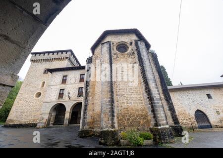 Conjunto Monumental de Ayala, Quejana, Alava, Pais Vasco, Spanien. Stockfoto