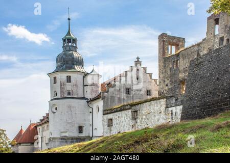 Schloss Hellenstein • Baden-Württemberg, Deutschland Stockfoto