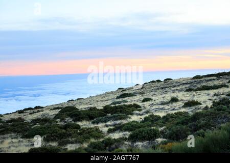 Panoramablick auf den Vulkan Teide Stockfoto