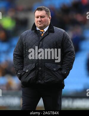 Wespen' Head Coach Dai Jungen während der gallagher Premiership Match in der Ricoh Arena in Coventry. Stockfoto