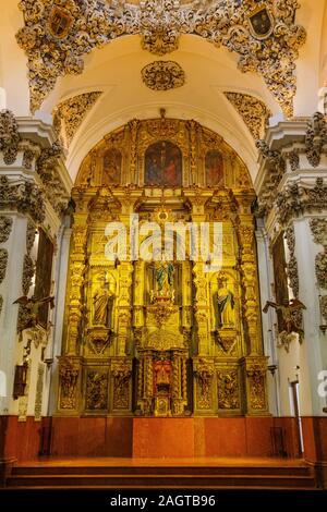 Andalusische gotischen Baustil der Kirche San Juan de Dios, Antequera. Provinz Málaga, Andalusien. Im südlichen Spanien Europa Stockfoto