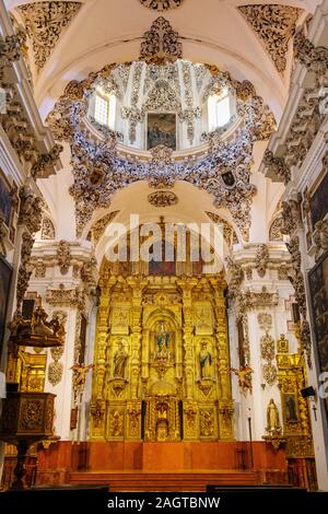 Andalusische gotischen Baustil der Kirche San Juan de Dios, Antequera. Provinz Málaga, Andalusien. Im südlichen Spanien Europa Stockfoto