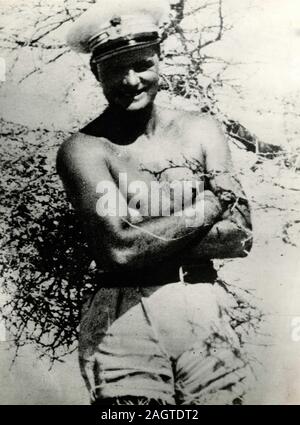 Italienischen Offizier in der Armee, Flieger und faschistischen Politiker Ettore Muti, Rom, Italien 1930 Stockfoto