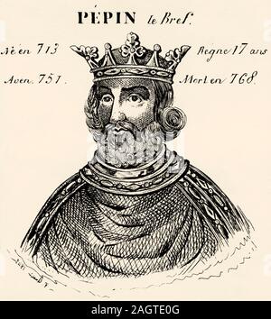 Pepin le Bref, Pippin der jüngere, Pippin III oder Pippin der kurze, c