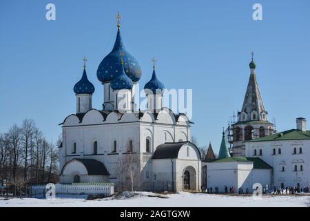 Frühling in Susdal. Susdal ist eine der Städte des Goldenen Ring von Russland. Stockfoto