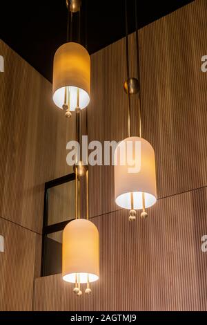 Lobby von Renelle auf dem Fluss Gebäude Stockfoto