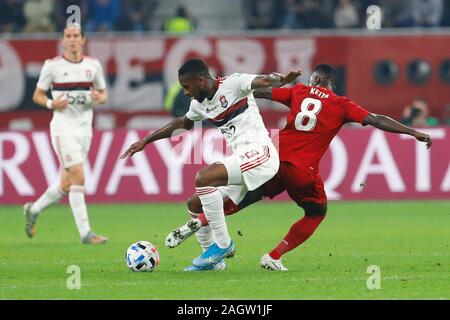 Doha, Katar. 21 Dez, 2019. Gerson während der World Club Cup Finale zwischen Liverpool in England und Flamengo aus Brasilien. Das Spiel war in der Khalifa International Stadium in Doha, Katar am 21 Dez 2019 gespielt. Credit: SPP Sport Presse Foto. /Alamy leben Nachrichten Stockfoto