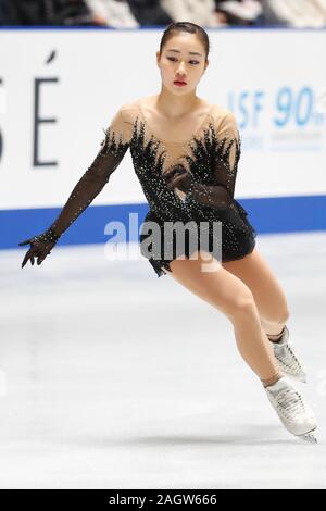 Yoyogi 1 Gymnasium, Tokio, Japan. 21 Dez, 2019. Mana Kawabe, 21. Dezember 2019 - Eiskunstlauf: Japan Eiskunstlauf-WM 2019 der Frauen Kür im Yoyogi 1 Gymnasium, Tokio, Japan. Credit: Sho Tamura/LBA SPORT/Alamy leben Nachrichten Stockfoto
