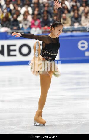 Yoyogi 1 Gymnasium, Tokio, Japan. 21 Dez, 2019. Tomoe Kawabata, 21. Dezember 2019 - Eiskunstlauf: Japan Eiskunstlauf-WM 2019 der Frauen Kür im Yoyogi 1 Gymnasium, Tokio, Japan. Credit: Sho Tamura/LBA SPORT/Alamy leben Nachrichten Stockfoto