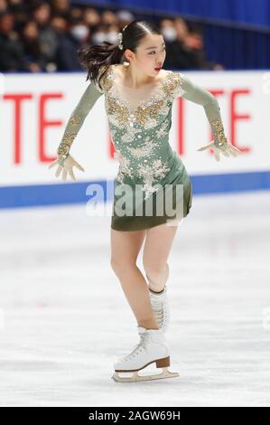 Yoyogi 1 Gymnasium, Tokio, Japan. 21 Dez, 2019. Rika Kihira, 21. Dezember 2019 - Eiskunstlauf: Japan Eiskunstlauf-WM 2019 der Frauen Kür im Yoyogi 1 Gymnasium, Tokio, Japan. Credit: Sho Tamura/LBA SPORT/Alamy leben Nachrichten Stockfoto