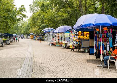 Geschenkeladen im Chapultepec Park in der Innenstadt von Mexico City. Stockfoto