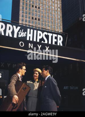 Toots Thielemans, Adele Girard, Joe Marsala, Onyx, New York, N.Y., Ca. 1948 Stockfoto