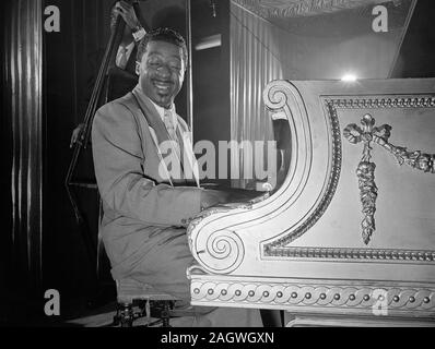 Portrait von Erroll Garner, New York, N.Y., zwischen 1946 und 1948 Stockfoto