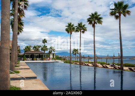 Pool der Finca Cortesin hotel in Málaga Costa del Sol Andalusien Spanien Stockfoto