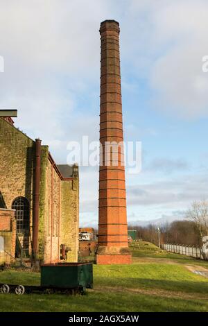 Pleasley Grube, Derbyshire Stockfoto