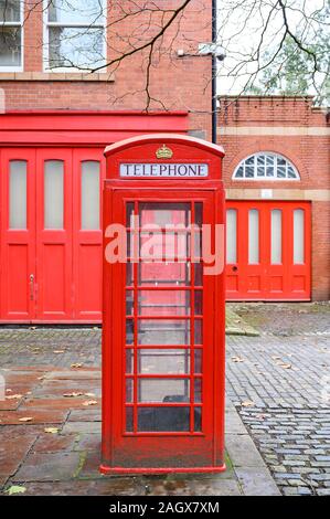 K6, aufgeführten Güteklasse II, die Alte Feuerwache, Albion Square, Salford, Manchester Stockfoto