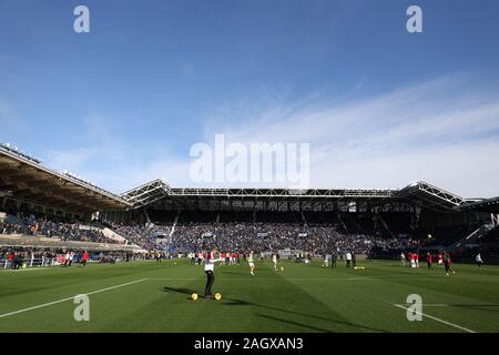 Bergamo, Italien. 22 Dez, 2019. Gewiss Stadion während Atalanta gegen Mailand, italienische Fußball Serie A Männer Meisterschaft in Bergamo, Italien, 22. Dezember 2019 Quelle: Unabhängige Fotoagentur/Alamy leben Nachrichten Stockfoto