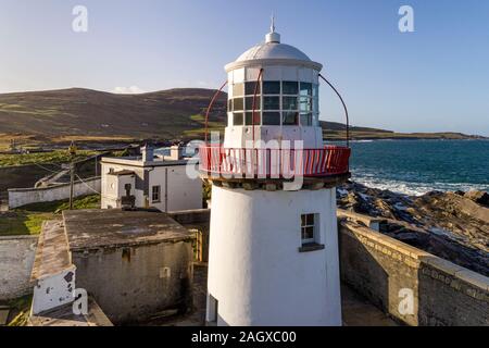 Valentia Island Lighthouse, Cromwell, Valentia Island, County Kerry, Irland Stockfoto