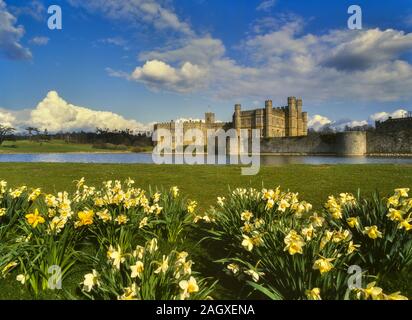 Frühling in Leeds Castle. Kent. England. UK Stockfoto