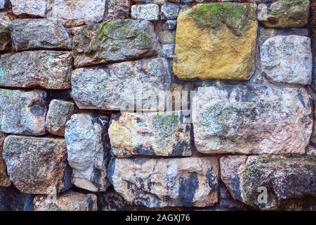 Details und Hintergründe der alten Mauerwerk Stockfoto