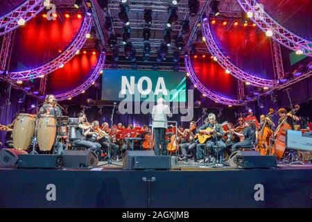 Lugano, Schweiz - 9. Juli 2016 - Sängerin Noa im Estival Jazz Lugano in der Schweiz Stockfoto