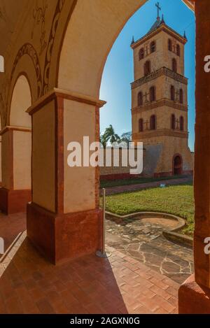 Museo Misional oder Mission Museum, San José de Chiquitos, Jesuitenmission Schaltung, UNESCO-Weltkulturerbe, in Bolivien, in Lateinamerika Stockfoto